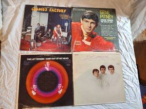 4 records The Lettermen and Gene Pitney and Creedence Clearwater