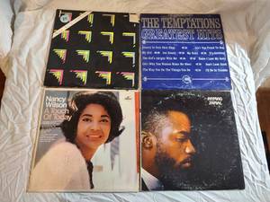 4 records Nancy Wilson, Ahmad Jamal, The Temptations and Wes Montgomery