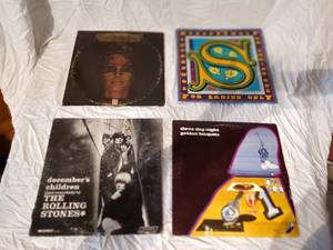 4 records The rolling stones, Steppen Wolf and more