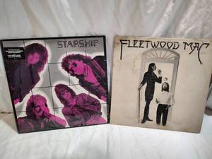 2 records Starship and Fleetwood Mac