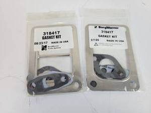 lot 130 image: (2) NOS - BORG WARNER Turbo Installation Kits - Part No. 318417