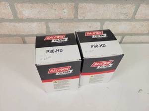 lot 134 image: (2) NOS - Baldwin Filters - Part No. P80-HD