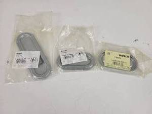 lot 183 image: (3) NOS - BOSCH Fuel Injection Pump Covers - (1) Part No. 1415616005 and (2) Part No.  1415614006