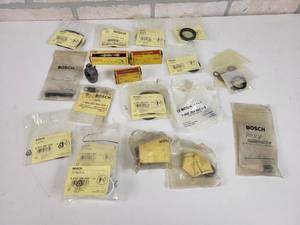 lot 278 image: NOS - BOSCH Parts - O-Rings, Glow Plug, Nozzles - See Description for Details