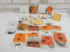 lot 321 image: NOS - DIPACO Parts - Gaskets, O-Rings, Springs, Damper, Pump Covers, Governor Gear and More - See Description for Details