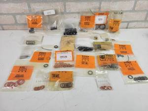 lot 323 image: NOS - DIPACO Parts - Dust Seals, O-Rings, Springs, Washers, injector Screens and More - See Description for Details
