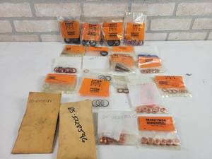 lot 345 image: NOS - DIPACO Parts - Dust Seals, Nozzle Body O-Rings, Washers and More - See Description for Details