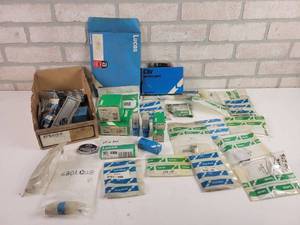 lot 358 image: Large Lot of Assorted Lucas CAV Parts - See Pictures for Details