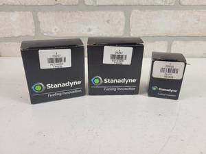 lot 367 image: (2) NOS - STANADYNE Retainers - Part No. 23267  NOS STANADYNE Plug Part No. 22655