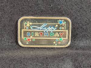 Happy Birthday 1oz .999 Fine Silver Bar
