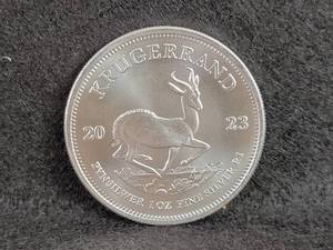 2023 South African Krugerrand - 1oz .999 Fine Silver Coin