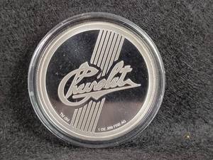 Chevrolet 1oz .999 Fine Silver Round