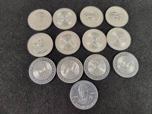 (13) Shells Mr. President Coin Game Tokens