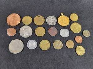 (20) Assorted Coins and Tokens