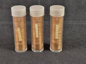 (3) Rolls of 50 1969-D BU Lincoln Cents