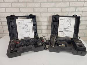 lot 519 image: (2) Craftsman Cordless Drills  Cordless Ratchet