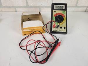 lot 568 image: AMPROBE Digital Multimeter - Model AM-4B - Tested and Works