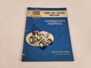 lot 604 image: FORD 80, 100 and 120 Lawn and Garden Tractor Operating Manual