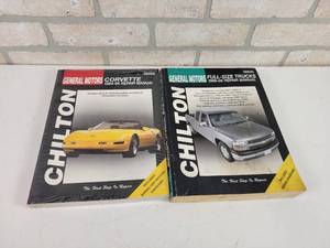 lot 610 image: (2) CHILTON Repair Manuals - 1999-2006 Full Size GM Trucks and 1984 to 1996 Corvette