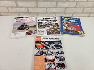 lot 614 image: (4) Motorcycle and Body work Manuals