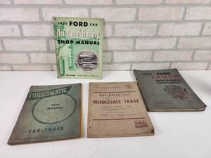 lot 618 image: 1950s FORD Shop Manuals and More