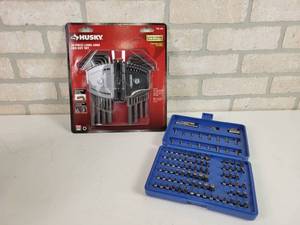 lot 623 image: New HUSKY Allen Wrench Set  Bit Driver Kit