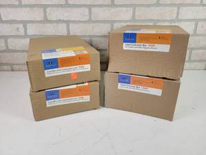 lot 629 image: Lot of (4) SPARCO Cash Boxes w Combination Locks Part No. 15508 and Part No. 15507