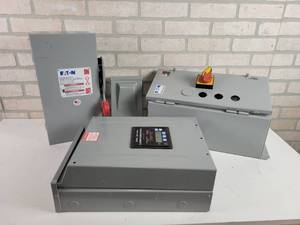 lot 635 image: Cutler Hammer Electrical Equipment - Clipper Power System, Disconnect, Contactor and More
