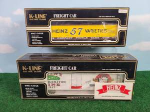 lot 264 image: (2) K-LINE Freight Car OO27 Scale Rail Cars