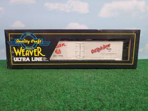 lot 386 image: WEAVER Ultra Line O Scale JORDAN, MN Old Style Brew Freight Rail Car - #221 of 500