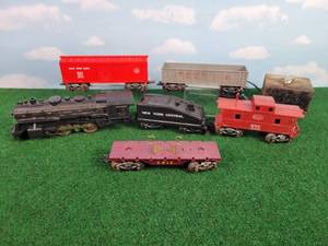 lot 247 image: Vintage MARX O Scale New York Central Train Set and Power Supply