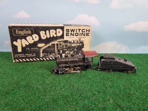 lot 276 image: John A. English Yard Bird HO Scale Switch Engine and Tender w Original Box