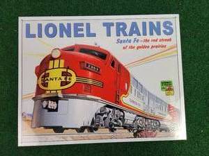 lot 379 image: New LIONEL Trains Tin Sign - 12.5 x 16