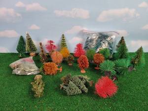 lot 405 image: Large Lot of Assorted Layout Trees and Shrubs - Tallest is Approx. 5