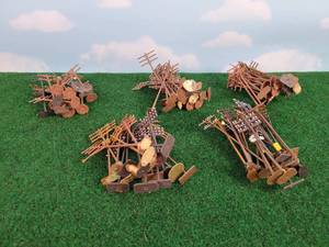 lot 406 image: (50) HO-Scale Power Poles