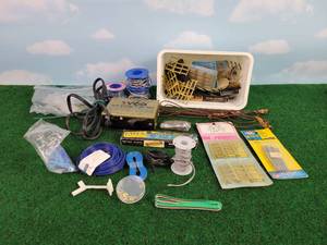 lot 415 image: HO Scale Supplies - Rail Joiners, Wire, Power Supply and More