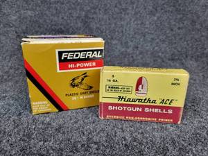 lot 3023 image: Lot of (28) Rounds of 16 ga. Shotgun Shells and Slugs