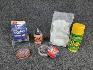 lot 3031 image: Lot of BBs, Pellets, and Gun Cleaning Products
