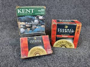 lot 3035 image: Lot of (48) Rounds of 12 ga. 3 Shotgun Shells