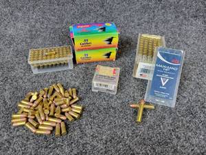 lot 3044 image: 200 Rounds of .22 Ammunition - Shorts, Maxi-Mags and Blanks
