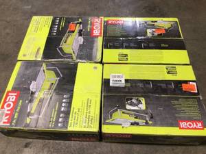 Lot of RYOBI 7 in. 4.8 Amp Tabletop Tile Saw Customer Returns See Pics