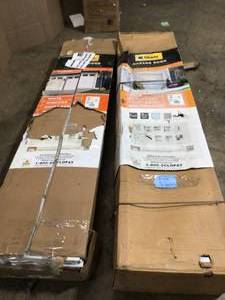Lot of Garage doors Customer returns not check maybe missing parts or damage