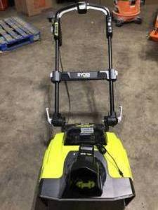 RYOBI 40V HP Brushless 18 in. Single-Stage Cordless Electric Snow Blower (Tool-Only) Customer Returns