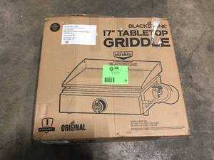 Blackstone Original 17 in. Propane Gas Tabletop Griddle used see pictures
