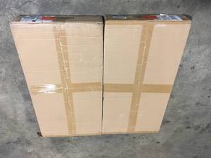 Lot of 2 Black Metal Clothes Rack 17.72 in. W x 70.87 in. H see pictures