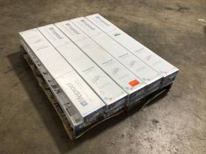 lot 4 image: Life proof Gannett Peak Walnut 6.5 in. W x Varying Length Engineered Click Waterproof Hardwood Flooring (21.67 sq. ft.Case) Lot of 10 boxes