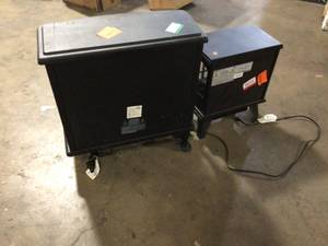 lot 29 image: Lot of 2 Small Electrics Fires places customer returns See pics