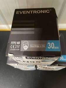 lot 53 image: 5 boxes New Eventronic KN95 Masks