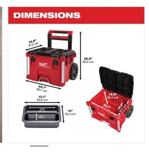lot 44 image: New 22 inch Milwaukee Rolling Packout