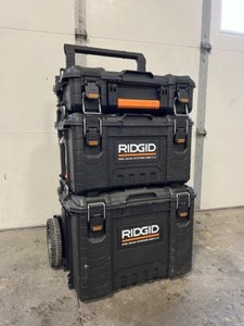 lot 6 image: Rigid 2.0 Pro 22 in. Gear System Rolling Tool Box and Tool Boxes